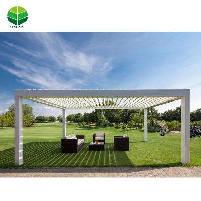 China High Quality Aluminum Pergola Easily Assembled New Style Patio Canopy Roof System Outdoor Garden Furniture for sale