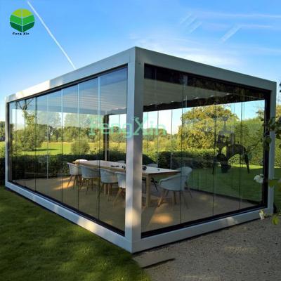 China Aluminum Pergola Easily Assembled Waterproof Modern Outdoor Garden Aluminio Pergola Cover for sale