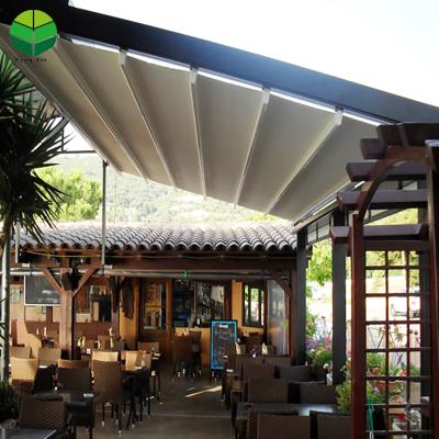 China Morden Pergola FENGXIN Garden Motorized Waterproof Roof Pergola Covers Canopy for sale