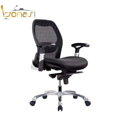 China Import Appearance High Mesh Adjustable Fashionable Elastic Office Chair Medium (Height) Back Chair for sale