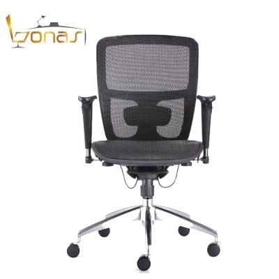 China (Size) Portable Ergonomic Adjustable Chair Office Chair Swivel Chair For Fat People for sale