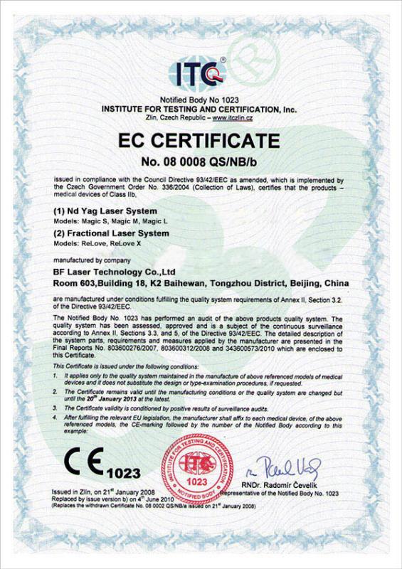 CE - BF Laser Technology Co.,Ltd