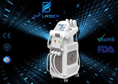 China Multifunctional E light IPL RF Wrinkle Removal Machine 50W / 3 Handles for sale