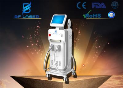 China 2 in 1 IPL SHR Hair Removal Machine With 2500W / Frequency 10Hz For Skin Rejuvenation for sale