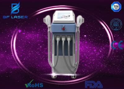 China E light IPL RF Multifunction Beauty Equipment for Wrinkle Removal With SHR 650nm / 3 Handles for sale