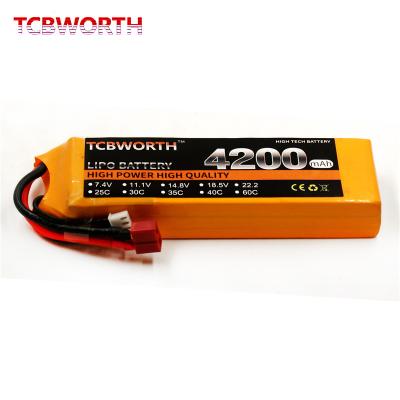 China RC Toys Battery 22.2v 6S 4200mah 22000mah 30000mah 25c 30c 35c 40c 60c 75c 100c For Helicopter Boats Airplane for sale