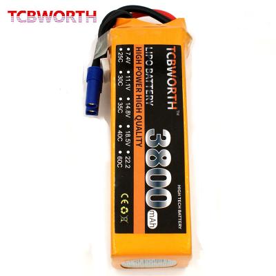 China Toys New Design 2s 3s 4s 5s 6s 3800mAh 4000mAh 5000mAh 6000mAh 10000mAh 60c 14.8v RC Lipo Battery from TCBWORTH for sale