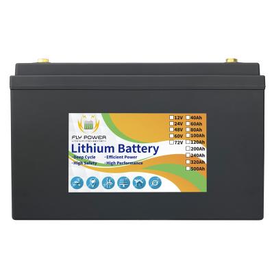 China Solar System Lifepo4 12v 100ah 1700CCA Rechargeable On/Off Lithium Ion Battery Storage For Auto Car RV Boats Yacht for sale