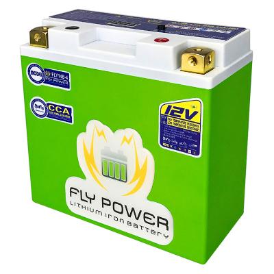 China Power Tools 14B-4 12V 8Ah CCA480 Deep Cycle Lithium Iron Phosphate BMS Built-in Motorbike Rechargeable Battery for sale