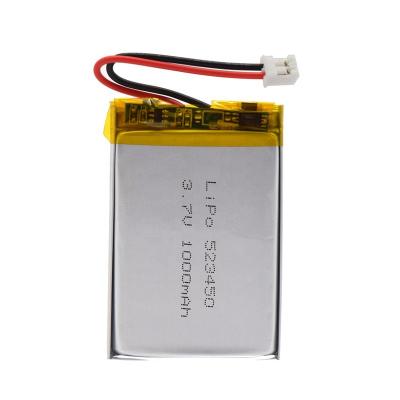 China Toys Wholesale Small Thin Rechargeable Li Polymer Battery High Capacity Liion Batteries 3.7V 37V 1000mAh Lipo Lithium Ion for sale