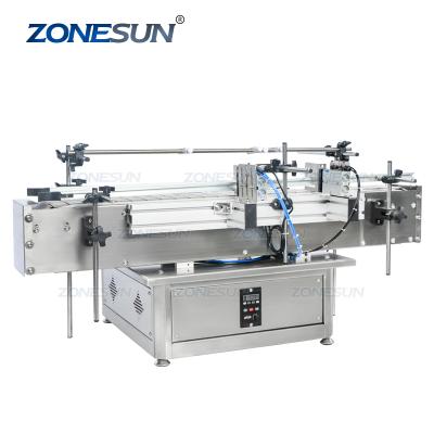 China ZONESUN ZS-CB110 Automation Heat Resistant Small Conveyor Belt Desktop Chain Flat Conveying Machine Industrial System for sale