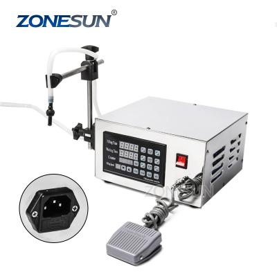 China ZONESUN Beverage Filling Machine Membrance Automatic Pump Filling Machine Liquid Filler Ck-280 For Oil for sale