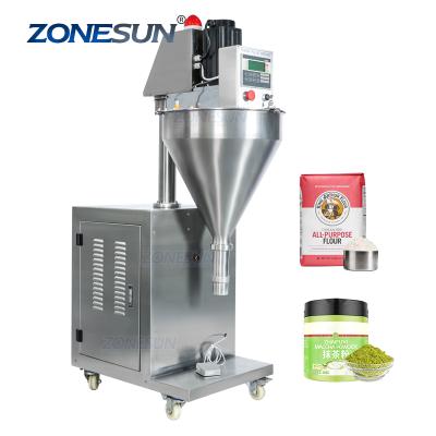 China Food ZONESUN ZS-FM2000 Automatic Powder Filler Coffee Talcum Bag Dry Chemical Powder Filling Machine Food Auger ZS-FM2000 for sale