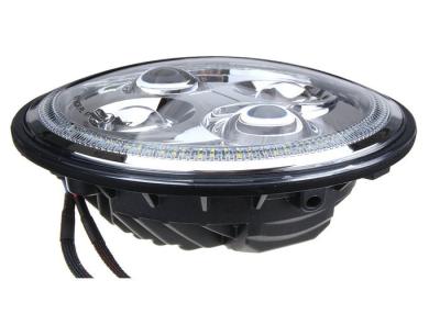 China Green Angel Eyes LED Motorcycle Headlight Replace PAR56 Motorbike Head Lamp for sale