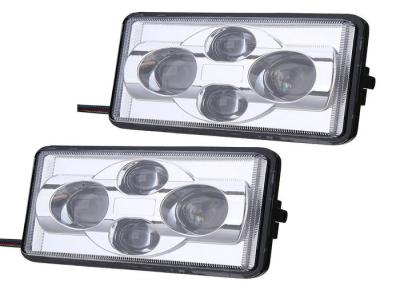 China Waterproof  IP66 4 Pieces OSRAM Square LED Headlight 5500K ~ 6000K for sale