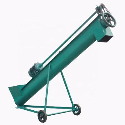 China Factory U-shaped trough or portable steel pipe frame slope auger screw spiral conveyor machine for sale for sale