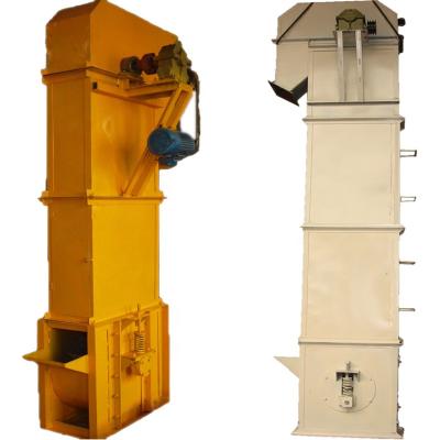 China Factory High Capacity Quality Vertical Bucket Elevator For Elevating Bauxite Feldspar Gypsum for sale