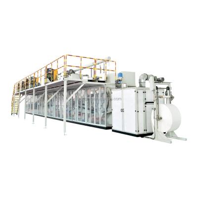 China Full Automatic Retail Full Servo T Form Me Form Pull Up Type Baby Diaper Pants Machine for sale