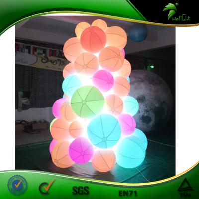 China Party LED Balloon Lighting Inflatable LED Balloon Customized Inflatable Tree for sale