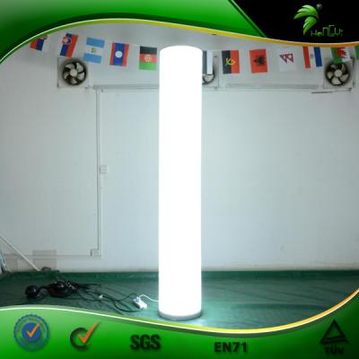 China Custom Inflatable Lighting Inflatable Led Totem Advertising 3m High Inflatable Lighting Changing Tube for sale