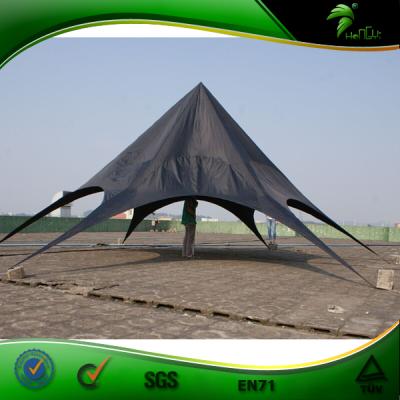 China Adjustable Camping Tent Pole Star Shaped Tent , Advertising Promotion Tent for sale