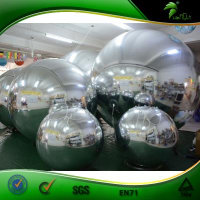 China Giant Inflatable Mirror Ball Inflatable Mirror Ball KTV Glitter Gold Silver Gold Disco Ball for sale