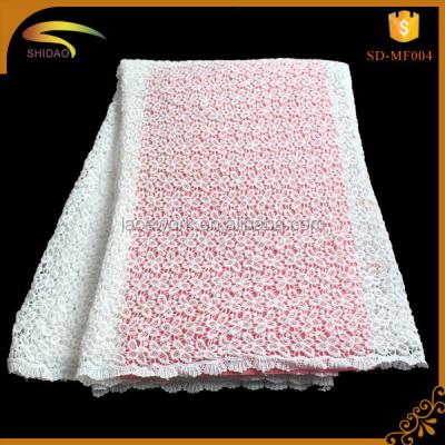 China 2016 Sustainable High Quality Heavy Cotton Crochet Knit Fabrics With SD MF00004 Lace For Baby for sale