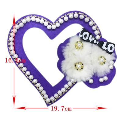 China Viable Wholesale Sequins Sew On Patches For Clothes Coat Sweater Embroidered Beaded Patch Applique for sale