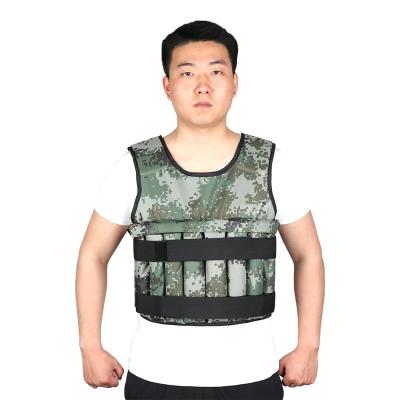 China Wholesale Soft Mens Camouflage Weighted Vest Fitness Running Exercise Weight Loss Vest for sale