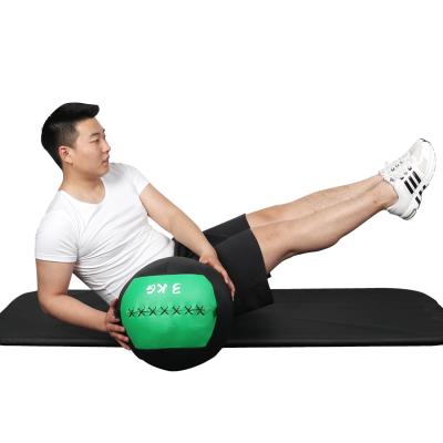 China Soft Most Popular Logo Workout Fitness Customized Slam Leather Medicine Ball Cardio for sale