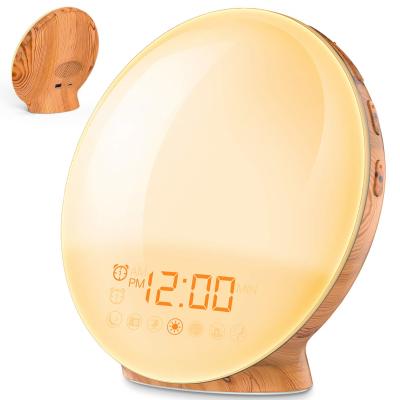 China Wireless ACA2 Smart Version WiFi Wake Up Nature Light Sounds Cool Nap Alarm Clock for sale