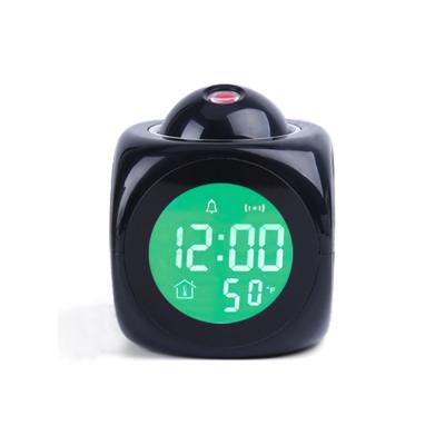 China Time Projection Digital Calendar Alarm Projector Portable Clock Room Accurate Thermometer for sale