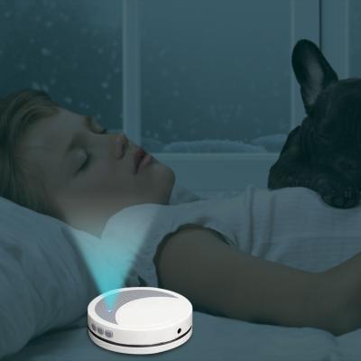 China Portable Intelligent Soft Light Breathing Guide Soporific Healthy Lamp Therapy Device Baby Night Light White Noise Machine for sale