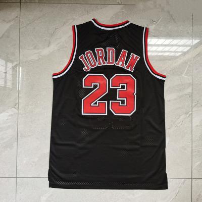 China Breathable Wholesale Custom Embroidered Chicago City Bulls 23 Michael Jordan Basketball Jerseys Sports Team Tank Top for sale