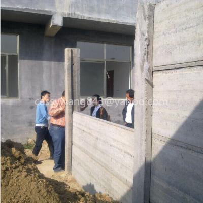 China Easy Operation Concrete Fence Post Making Machine Concrete Fence Post Mold 2 Lines One Time for sale