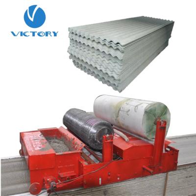 China Building construction automatic precast concrete roof tile machine cement wave corrugated roof sheet machine for construction for sale