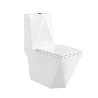 China Double-Flow Wholesale Price Bathroom Fixtures White Ceramic Washdown Customized One Piece Toilet for sale