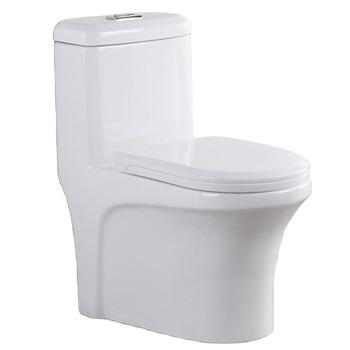 China Double-flow Hot Sales High Quality Water Saving Siphonic Soft Closing Bathroom Seat Cover Ceramic One Piece Toilet for sale