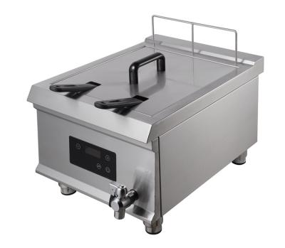 China Best Good Quality Industrial Commercial Electric Deep Fryers Outdoor 5000W Kitchen Equipment Table Top Electric Induction for sale