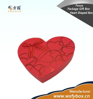 China Handmade hot sale heart shaped chocolate candy box for sale