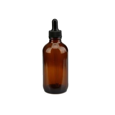 China 60ml 2oz pump amber boston round glass spryaer customized bottle with dropper wholesale for sale