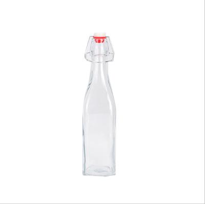 China 500ml 1000ml 8oz 12oz Portable Airtight Portable Instant Drink Lid Joint Glass Juice Bottles for walmart wholesale for sale