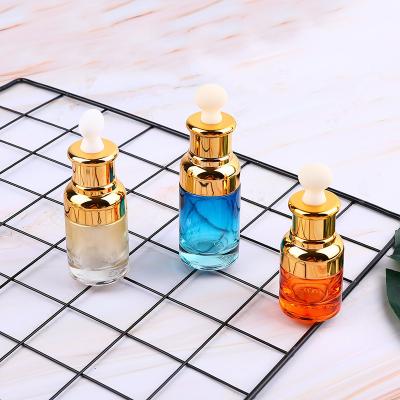 China Wholesale 20ml 30m 50ml Luxury Glass Personal Care Dropper Bottles For Essential Serum Elixir for sale