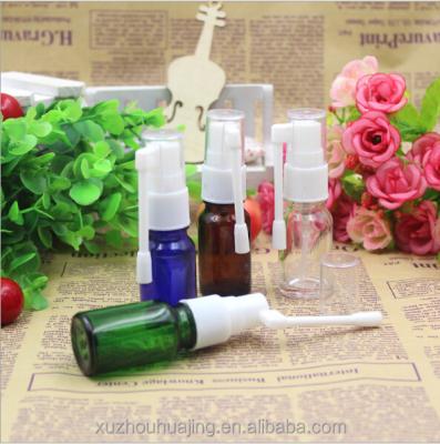 China Pharmaceutical Glass Bottle 20 Ml Amber With Oral Throat Spray for sale