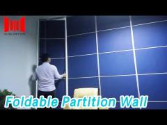 Aluminum Frame Foldable Partition Wall Acoustic Wood MDF Board For Hall​​