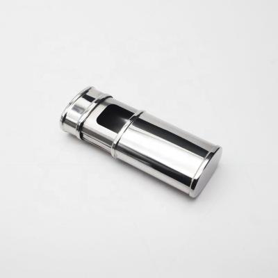 China Europe Stainless Steel Luxury Pocket Ashtray Polished Style Lighter Travel Drawer Drawer Outdoor 304 Stainless Steel Portable Ashtray for sale