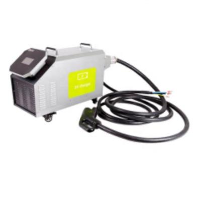 China 3IN1 Mobile Portable DC EV Charger Station with Advertisement Screen RDC 7KW 14KW 21KW for sale