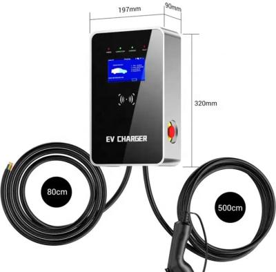 China 250v-380v Rated Voltage RDC Type2 EV Charger Box for Fast Electric Car Charging Station for sale