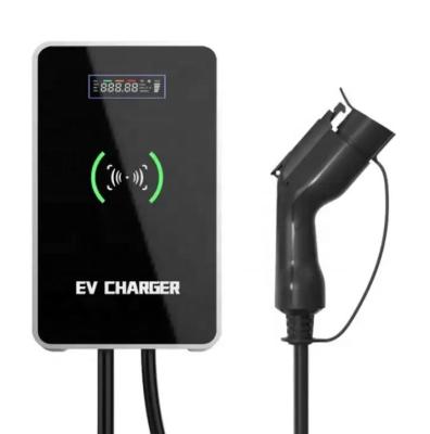 China RDC Portable Guangdong AC 16A 32A Type 1 Type 2 GBT Evse Electric Vehicle Level 2 Fast Ev Charging Station With powerboard for sale