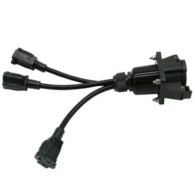 China RDC SAE J1772 Socket EV Charger Adapter Type1 For Electric Car Charging Socket for sale